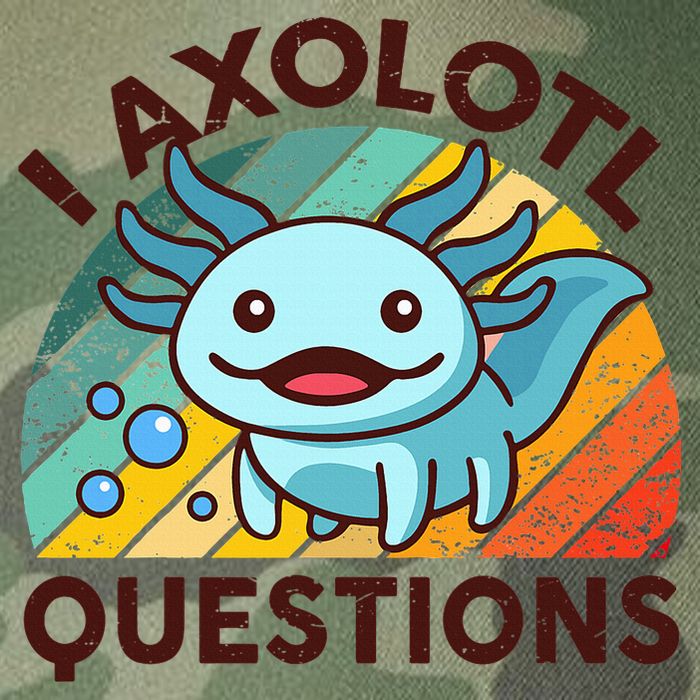 Funny I Axolotl Questions Retro Legacy Tie Dye Trucker Hat