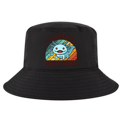 Funny I Axolotl Questions Retro Cool Comfort Performance Bucket Hat