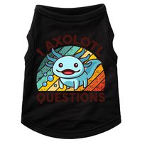 Funny I Axolotl Questions Retro Doggie Tank