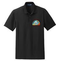 Funny I Axolotl Questions Retro Dry Zone Grid Polo