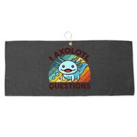 Funny I Axolotl Questions Retro Large Microfiber Waffle Golf Towel