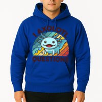 Funny I Axolotl Questions Retro Hoodie