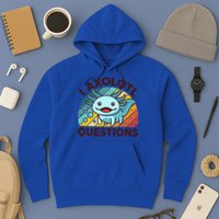 Funny I Axolotl Questions Retro Hoodie