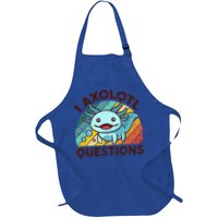 Funny I Axolotl Questions Retro Apron
