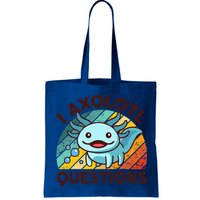 Funny I Axolotl Questions Retro Bag