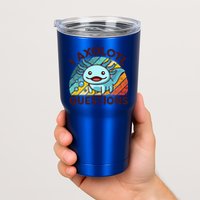 Funny I Axolotl Questions Retro Tumbler