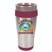 Funny I Axolotl Questions Retro 16oz Travel Tumbler