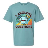 Funny I Axolotl Questions Retro Sueded Cloud Jersey T-Shirt