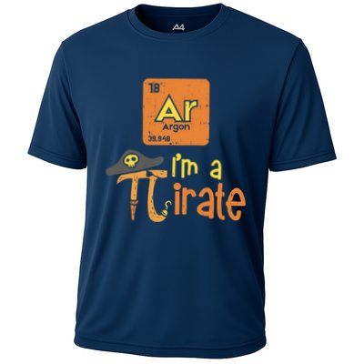 Funny Im A Pirate Pi Day Argon Ar Chemistry Math Boy Performance Shirt