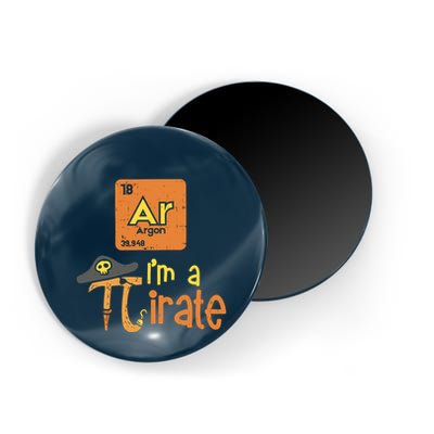 Funny Im A Pirate Pi Day Argon Ar Chemistry Math Boy Magnet