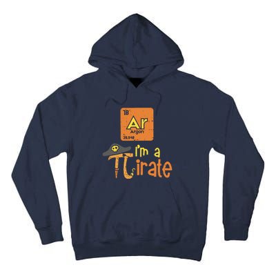 Funny Im A Pirate Pi Day Argon Ar Chemistry Math Boy Tall Hoodie