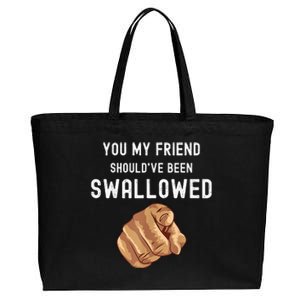 Funny Inappropriate Adult Humor Sarcastic Sex Gift Rude Gag Cotton Canvas Jumbo Tote