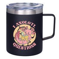 Funny I Axolotl Questions Cute Axolotl Girl 12oz Stainless Steel Coffee Mug