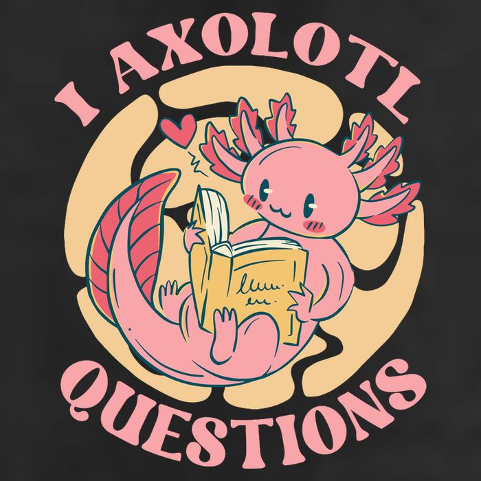 Funny I Axolotl Questions Cute Axolotl Girl 12oz Stainless Steel Coffee Mug