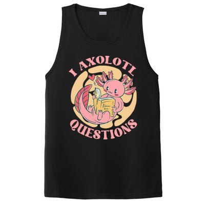 Funny I Axolotl Questions Cute Axolotl Girl PosiCharge Competitor Tank