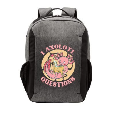 Funny I Axolotl Questions Cute Axolotl Girl Vector Backpack