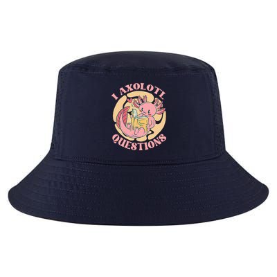 Funny I Axolotl Questions Cute Axolotl Girl Cool Comfort Performance Bucket Hat