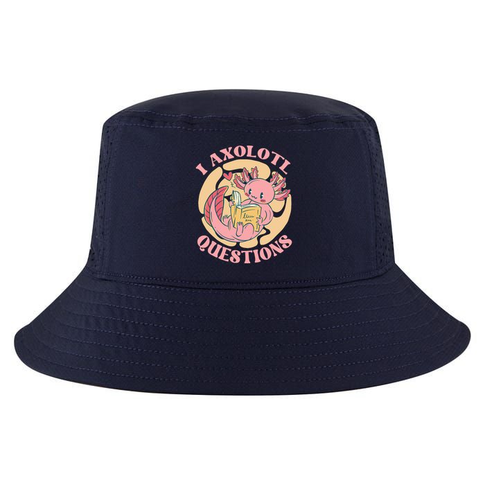 Funny I Axolotl Questions Cute Axolotl Girl Cool Comfort Performance Bucket Hat