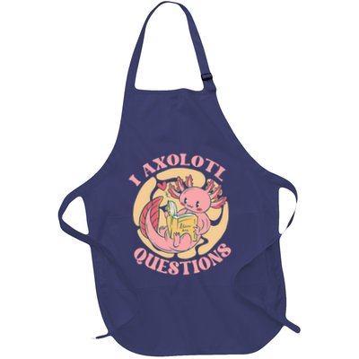 Funny I Axolotl Questions Cute Axolotl Girl Apron