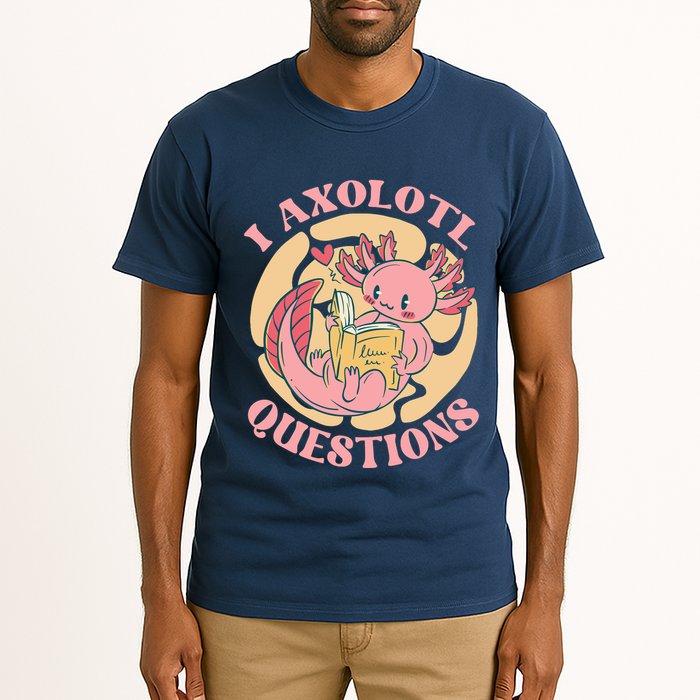 Funny I Axolotl Questions Cute Axolotl Girl Tall T-Shirt