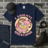 Funny I Axolotl Questions Cute Axolotl Girl Tall T-Shirt