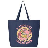 Funny I Axolotl Questions Cute Axolotl Girl 25L Jumbo Tote