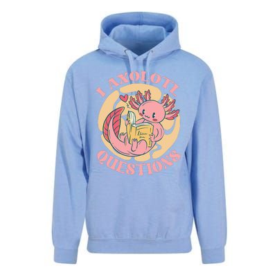 Funny I Axolotl Questions Cute Axolotl Girl Unisex Surf Hoodie