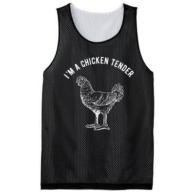 Funny IM A Chicken Tender Mesh Reversible Basketball Jersey Tank