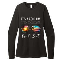 Funny Its A Good Day To Drink On A Boat Color Boating Womens CVC Long Sleeve Shirt