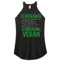 Funny I Am Still A Vegan Vegetarian Healthy Love Haters Women's Perfect Tri Rocker Tank