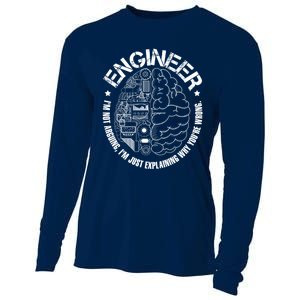 Funny Im An Engineer Engineering Cooling Performance Long Sleeve Crew