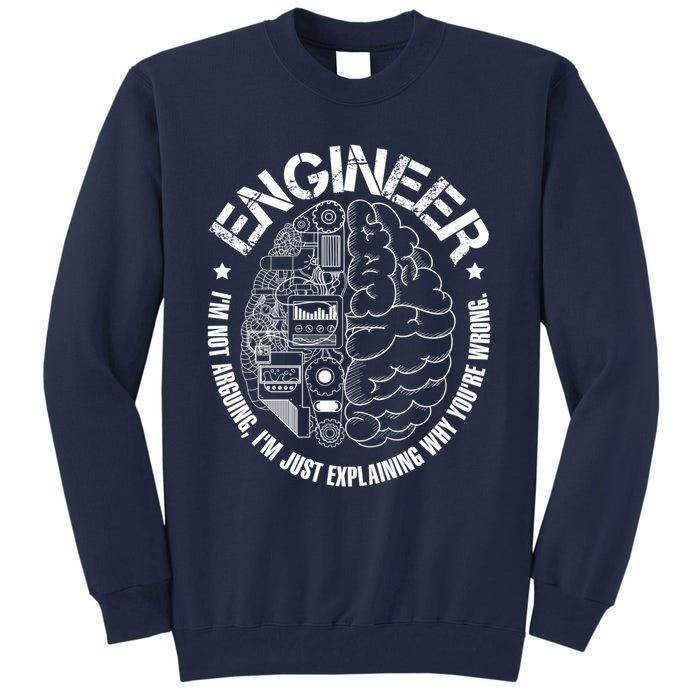 Funny Im An Engineer Engineering Tall Sweatshirt