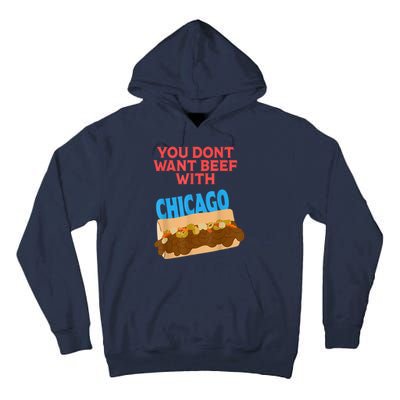 Funny Italian Beef Pride You Don't Want Beef With Chicago Tall Hoodie