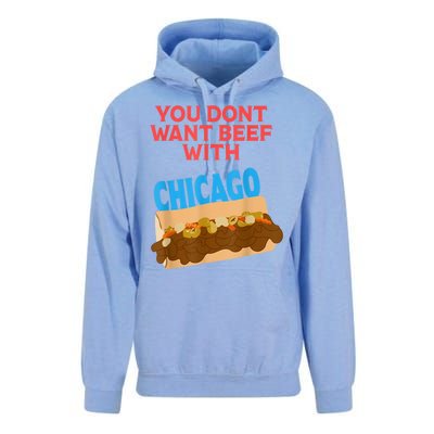 Funny Italian Beef Pride You Don't Want Beef With Chicago Unisex Surf Hoodie