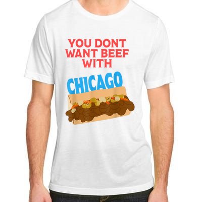 Funny Italian Beef Pride You Don't Want Beef With Chicago Adult ChromaSoft Performance T-Shirt