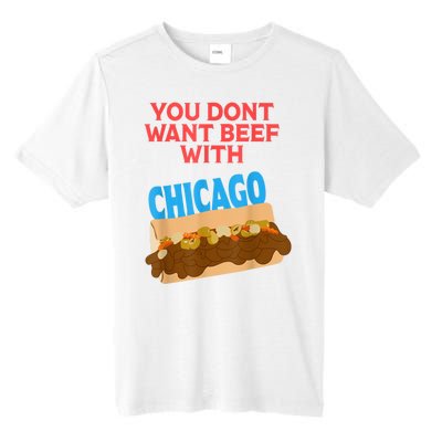 Funny Italian Beef Pride You Don't Want Beef With Chicago Tall Fusion ChromaSoft Performance T-Shirt