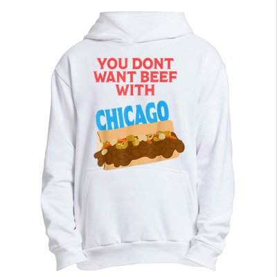 Funny Italian Beef Pride You Don't Want Beef With Chicago Urban Pullover Hoodie