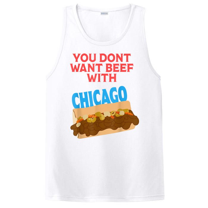 Funny Italian Beef Pride You Don't Want Beef With Chicago PosiCharge Competitor Tank