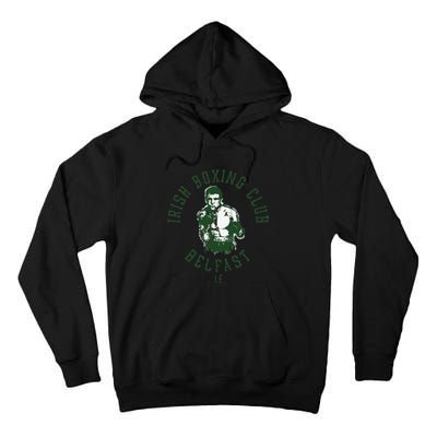 Funny Irish Boxing Club Belfast Graphic Tall Hoodie