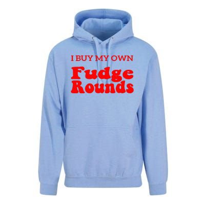 Fudge I Buy My Own Fudge Rounds Funny Unisex Surf Hoodie