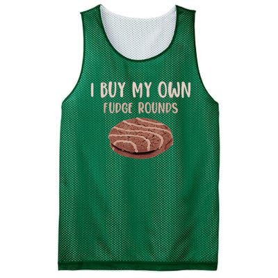 Funny I Buy My Own Fudge Rounds Vintage Fudge Rounds Mesh Reversible Basketball Jersey Tank