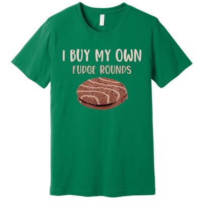 Funny I Buy My Own Fudge Rounds Vintage Fudge Rounds Premium T-Shirt