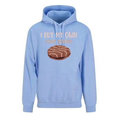 Funny I Buy My Own Fudge Rounds Vintage Fudge Rounds Unisex Surf Hoodie