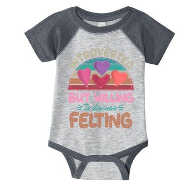 Funny Introverted But Willing To Discuss Felting Infant Baby Jersey Bodysuit