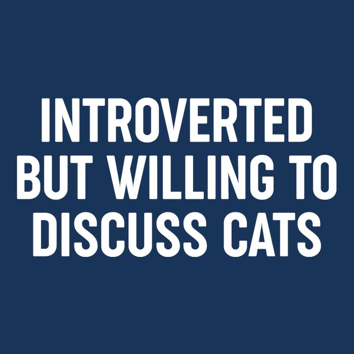 Funny Introverted But Willing To Discuss Cats Infant Baby Jersey Bodysuit
