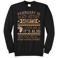 February Is Black History Month African American Sweatshirt