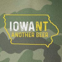 Funny Iowa Beer Distressed Iowa State Map Legacy Tie Dye Trucker Hat