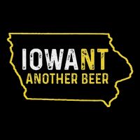 Funny Iowa Beer Distressed Iowa State Map Youth Performance Sprint T-Shirt