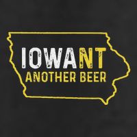 Funny Iowa Beer Distressed Iowa State Map Trucker Hat