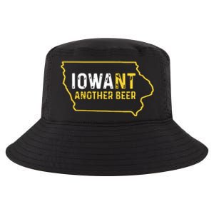 Funny Iowa Beer Distressed Iowa State Map Cool Comfort Performance Bucket Hat